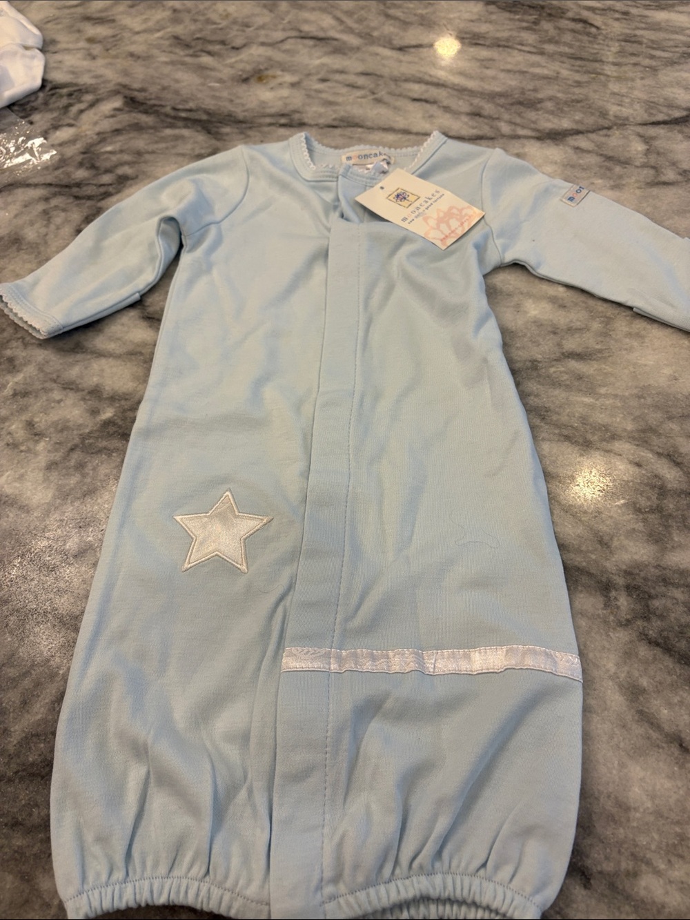 Mooncakes Light Blue Star Sleep Sack